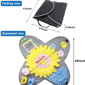 Jouet anti-stress pour animaux de compagnie, tapis olfactif en coton écologique, motif dessin animé classique, couverture d'entraînement pour <span class=keywords><strong>chien</strong></span>, pour l'alimentation lente et l'<span class=keywords><strong>intelligence</strong></span> - Product Image 5