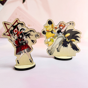 Foto stampata personalizzata Anime legno Craft Standee segnaletica decorativa Cartoon Advertising di qualità scatole di legno Cartoon cartelli <span class=keywords><strong>da</strong></span> parete - Product Image 4