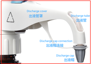 WISDOM Dispensadores de alta precisión Líquido de Laboratorio Digital 0,5-50Ml Dispensadores superiores de botellas - Product Image 4