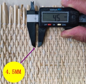 หวายจากไม้ไผ่เป็นมิตรต่อสิ่งแวดล้อมวัสดุทอธรรมชาติขนาด18นิ้วสำหรับตกแต่งแบบชนบทวัสดุเฟอร์นิเจอร์ส่งตรง - Product Image 3