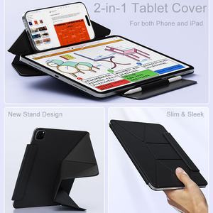 Couverture intelligente magnétique Origami légère pour <span class=keywords><strong>iPad</strong></span> <span class=keywords><strong>Pro</strong></span> 11 pouces (<span class=keywords><strong>Pro</strong></span> 2e/3e/4e génération) avec rabat de rangement pour crayon - Product Image 4