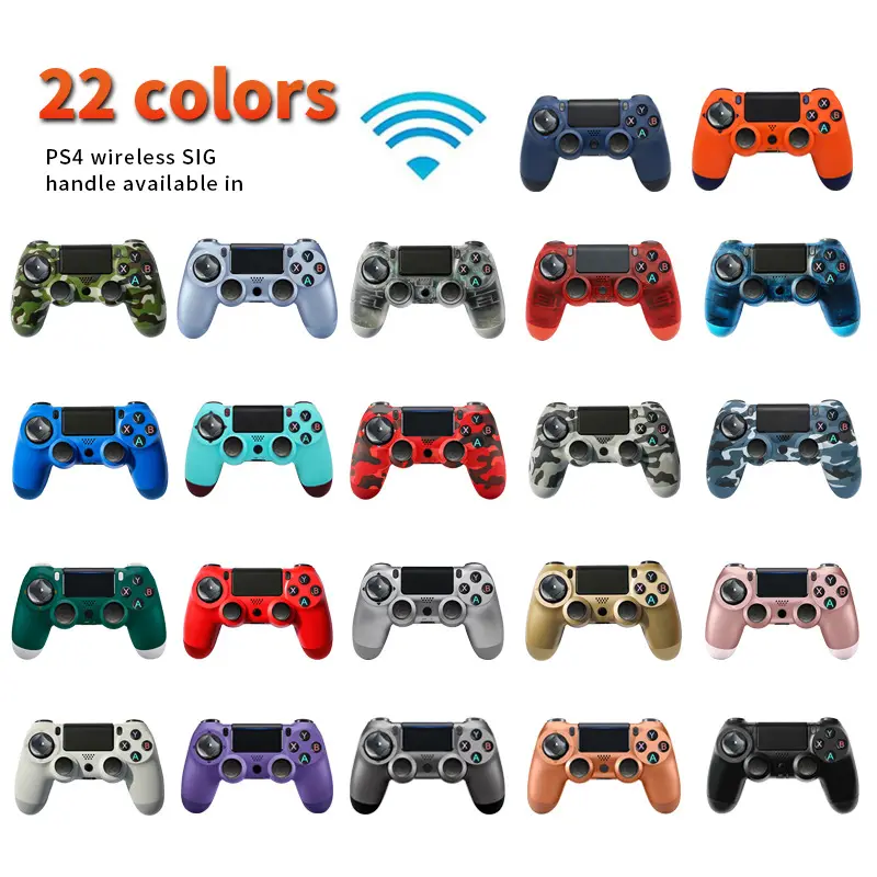 Wireless Controller for ps-4 Game Controller Joystick with Vibration Turbo/Built-in Speaker/USB Cable for ps- 4/Pro/Slim/PS3