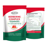 Complément alimentaire Healthife OEM sous marque privée : Gommes au complexe de berbérine avec vinaigre de cidre Apdie
