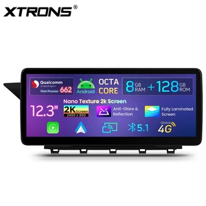 XTRONS 12.3" Android Car Player for Benz GLK-Class X204 LHD NTG 4.0 Anti-Glare 2K Screen Qualcomm 662 Octa Core 8+128GB 4G BT5.1 - Product Image 4