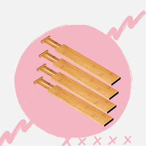 Panneau <span class=keywords><strong>de</strong></span> séparation <span class=keywords><strong>de</strong></span> tiroirs en bois, bambou réglable, outil <span class=keywords><strong>de</strong></span> bricolage, étagères <span class=keywords><strong>de</strong></span> rangement, séparateur <span class=keywords><strong>de</strong></span> panneau <span class=keywords><strong>de</strong></span> séparation, ménage 2 pièces - Product Image 1