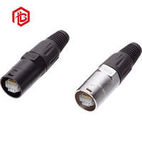 Connecteur Ethercon 3 broches RJ45 étanche de qualité aéronautique IP67/IP68 pour applications automobiles et aéronautiques
