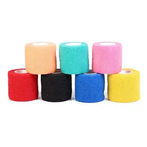 Vendaje no tejido Protección deportiva Vendaje autoadhesivo <span class=keywords><strong>el</strong></span>ástico Protector de hombro Codo <span class=keywords><strong>Tobillo</strong></span> Dedo Vendaje <span class=keywords><strong>para</strong></span> mascotas Venta al por mayor Suministro de tatuajes - Product Image 1
