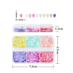 6 grilles/boîte de pétales de fleurs de <span class=keywords><strong>cerisier</strong></span> paillettes de couleur mélangée Nail Art paillettes pour le <span class=keywords><strong>printemps</strong></span> et l'été - Product Image 6