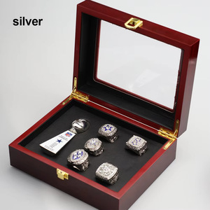 Anillo de Campeonato de Fútbol Americano NFL Personalizado para Jóvenes, Estilo Clásico, de Aleación con Piedra Natural, Pulido, de los Dallas Cowboys - Product Image 3