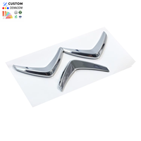 Badges de voiture en plastique avec lettres chromées modernes - Autocollants personnalisés imperméables avec logo Chenliang pour carrosserie et coffre de voiture
