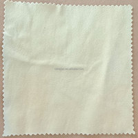 Cape de coiffure en peau de chamois beige naturel 15*7cm, kit d'entretien pour ciseaux à cheveux en cuir de chèvre