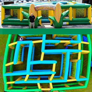 Laberinto Inflable <span class=keywords><strong>para</strong></span> Adultos Barato, Juego Inflable Grande <span class=keywords><strong>para</strong></span> Exteriores, Juegos de Brincolín Inflables de Fábrica - Product Image 6