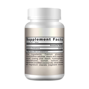 Comprimés de glutathion végétalien personnalisés pour un super blanchiment et une régénération de la peau, comprimés de glutathion 100 mg pour le blanchiment de la peau - Product Image 6