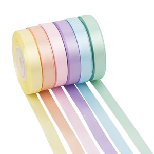 49 Colors Polyester Silky <b>Ribbon</b> Interior Accessory Custom With Logo for Gift Wrapping Wholesale - Product Image 1