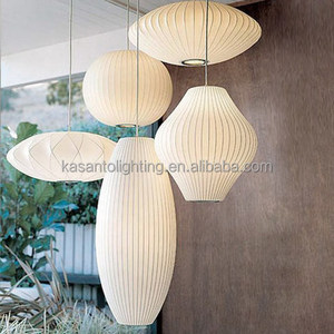 Wabi-sabi Style Designer Indoor Light Chandelier Modern Silk <strong>Pendant</strong> Lamp Nelson Bubble <strong>Pendant</strong> Lamp