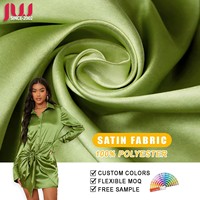 Tela Satén Metálica Imitación Acetato, Elástica, Multicolor, Personalizada, 100% Poliéster, Suave y con Caída, Peso Medio, para Vestidos de Niñas