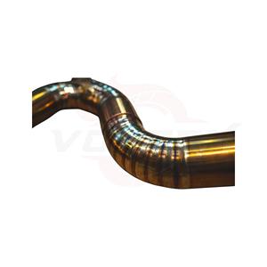 Échappement à soupapes Vortex Performance en titane doré pour Audi RS3 2.5L 2016-2024 avec sorties ovales doubles et amélioration acoustique - Product Image 4