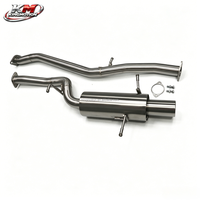 Tuyau d'échappement arrière brossé en acier inoxydable 304 KM pour Subaru Impreza WRX STI 7 8 9 2.0T – Amélioration des performances