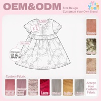 Robe d'été décontractée pour petites filles, imprimé floral tropical feuille de Monstera, manches courtes, coupe ample, idéale pour les vacances à la plage et les fêtes