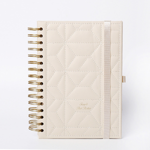 Nhà Máy Bán Buôn Cứng Bìa Vải Máy Tính Xách Tay <span class=keywords><strong>A5</strong></span> Kích Thước Lụa Cotton Tạp Chí Kế Hoạch Với Ban Nhạc - Product Image 4