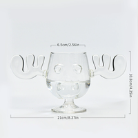 National Lampoon's Christmas Vacation Moose Head Shot Glass Cup 200ML 300ML 400ML Moose Mug