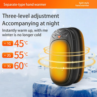Calentador de Manos Magnético 2 en 1 de Doble Cara con Batería de Litio Tipo-C, Nuevo Mini Calentador con Protección Contra Sobrecalentamiento para Uso Doméstico y al Aire Libre