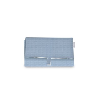 Mod. Nido De Abeja Travel Baby fasciatoio 45x75 cm cotone pannolino blu - Product Image 1