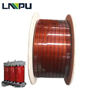 0.2-10.0mm Polyimide אמייל אלומיניום חוט Class 220/240 Swg אמייל Awg אלומיניום שטוח חוט סליל רול