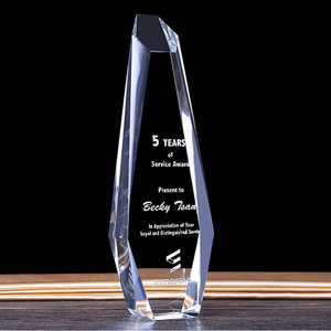 Wholesale New Design K9 Glass Crystal Award Custom Laser Engraving Modern Vintage Religious Cartoon Styles Blank Customization
