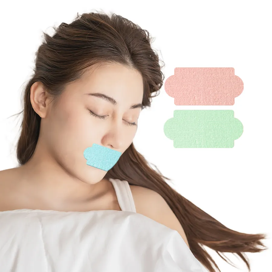 핫 셀링 새로운 디자인 도매 수면 품질 개선 수면 입 스트립 코골이와 호흡을 위한 입 테이프