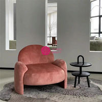 Fauteuil pivotant convertible en tissu Yicheng Beauty, style nordique moderne, pour salon d'hôtel, fauteuil d'appoint individuel haut de gamme
