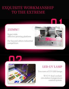 Tout en 1 24 pouces UV Dtf Sticker Printer Gold Silver Foil Laminating Ab Film Printing Machine for Pen Wood Glass Phone Case - Product Image 3