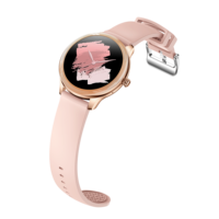 1.09 pouces HD Display femmes montre intelligente V33 avec BT appelant fréquence cardiaque femme Cycle menstruel smartwatch