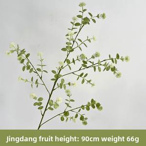 Ins Green Home Decoración suave Estilo bosque artificial Arreglo de salón de bodas Flores de plástico Hojas Plantas Flores decorativas - Product Image 6