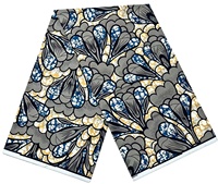 Tissu Imprimé Ankara en Coton de Haute Qualité 100% Coton, 6 Yards, Tissé Batik Africain, Vente en Gros pour Vêtements et Literie pour Garçons