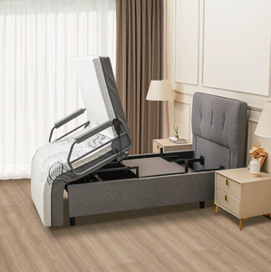 Medical Grade Wired Control Ergonomic King <strong>Single</strong> Assisted Standing <strong>Bed</strong> <strong>Base</strong> Featuring Dual Okin Motors - Product Image 1
