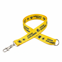 Cordons en polyester rouge et blanc avec impression numérique UV par transfert thermique pour événements, compétitions, jeux, accessoire de fixation inclus
