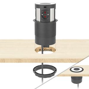 Puissance rétractable, pouces, avec chargeur sans fil et chargeur USB C - Product Image 5