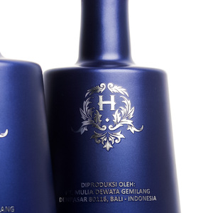 LIQUORPAC Botella de vidrio de licor azul oscuro con logotipo personalizado de lujo de alta calidad elegante vacía para empacar Vodka Brandy Whisky <span class=keywords><strong>Tequila</strong></span> - Product Image 6