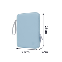 Portable Unisexe En Gros Personnalisé Universel Ordinateur Portable Pochette D'ordinateur Zipper Case Sac En Cuir PU Couverture D'ordinateur Portable avec Poignée