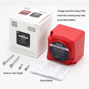 Aislador de batería inteligente <span class=keywords><strong>dual</strong></span> de 12V 140Amp Relé sensible al voltaje VSR Batería doble Relé de carga automática Interruptores Producto - Product Image 5