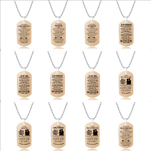 Conjunto de Collares de Acero Inoxidable con Baño de Oro Rosa para el Día de la Madre, el Día del Padre, San Valentín y Aniversarios - Product Image 3