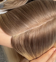 Perruque en cheveux chinois vierges à 100%, système adhésif de topper en PU pour cuir chevelu, densité élevée, nœuds invisibles, couleurs et textures personnalisables pour les cheveux