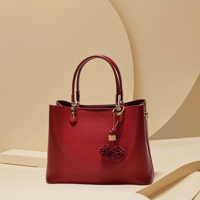 Red Women s Handbag Luxury Designer