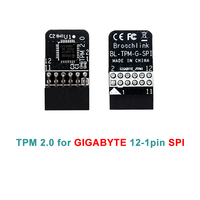 Modul Platform Terpercaya GIGA GC-TPM2.0 SPI 12-1Pin 12 Pin Infenions SLB9670 GC-TPM2.0 GIGA SPI TPM Chip TPM 2.0 untuk PC
