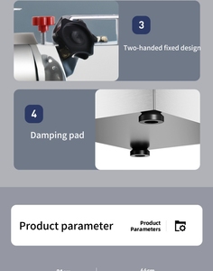 Nouvelle machine à hacher la viande en acier inoxydable Xinxinglan, machine à trancher parallèle pour restaurant, haute capacité 120-250 kg/h, certifiée RoHS/CE/ISO - Product Image 2