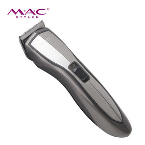 Tondeuse à cheveux professionnelle MAC Styler sans fil, couleur argent, tondeuse <span class=keywords><strong>rechargeable</strong></span> haute puissance avec support - Product Image 2