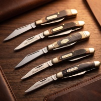 Couteau de poche pliant HL Grafting, personnalisable, qualité OEM, pour le camping et le jardin, lame ultra-affûtée en acier inoxydable 3CR13