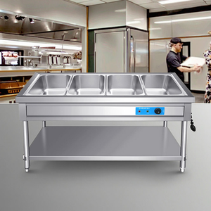 Chauffe-Plats Commercial avec 3/4/5 Plaques Chauffantes et Contrôle de Température, Idéal pour les Fêtes, Bain-Marie en Acier Inoxydable - Product Image 5