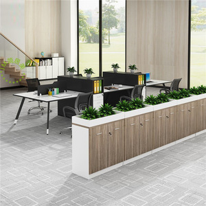 Office Partition Low Cabinet With Flower Trough <b>Storage</b> <b>Filing</b> Cabinet With Lock Rectangle Standing Type Durable - Product Image 3